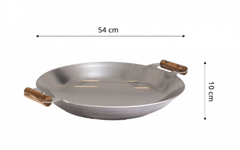 GrillSymbol Rostfri wokpanna 54 cm