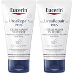 Eucerin UreaRepair PLUS Crème Mains 5% d'Urée Peau sèche 75ml 2x75 ml crème