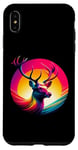 Coque pour iPhone XS Max Cerf Aura Lumineuse - animaux - couleur