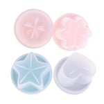 4 Pcs/set Cute Plastic Egg Boiler Kitchen Cooker Tools With Pink