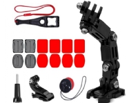 Hurtel GoPro hjälmmonteringstillbehörssats för GoPro, DJI, Insta360, SJCam, Eken sportkameror (GoPro cykelhjälm hakhållare)