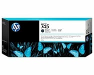 HP Genuine F9K05A Designjet 745 Matte Black Ink Cartridge 2023 300ml New Sealed