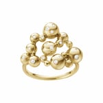 Georg Jensen GRAPE CLUSTER RING GULD 0.11 CT 58