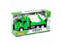 Polesie Polesie 86259 Profi motorbil, grön för containertransport, ljus, ljud i låda