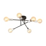 Emibig Lighting - Veken Ø55 - Takplafond - Svart/Silver