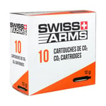 Swiss Arms 10 Pack Co2 12 gramspatroner