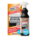 Pure-Tek Degreaser Spray, Cooker & Kitchen Cleaner Spray, Heavy Duty Grease Remover, Ceramic Electric Hob Cleaner, Extractor Hood, Air Fryer, Microwave, Tiles, Fat & Oil Kitchen Cleaning, 960ml