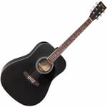 Encore Acoustic Guitar ~ Black