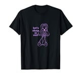 Bratz Purple Yasmin Line Art Lets Shop It Out Text T-Shirt