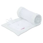 babybay Comfort Comfort Mesh-näste som passar modellerna Maxi, Boxspring och Plus, vita glitterstjärnor mint