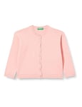 United Colors of Benetton Girls and Girl's Korean Jersey M/L 1194g5007 Cardigan Sweater, Pink 03Z, 1 Years