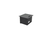 Kramer Electronics Tbus-1N(B), Kabeldosa, Bord, Gjuten Aluminium, Svart