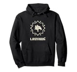 Grey Distressed Lamang Recovery Gamer Warfare Zone Game Pullover Hoodie