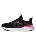 Nike Wmns Nike Legend React 2, Women’s Running Shoes, Black (Black/Cool Grey/Psychic Pink/White 004), 7.5 UK (42 EU)