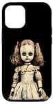 iPhone 14 Pro Vintage Creepy Horror Doll Supernatural Goth Haunted Doll Case