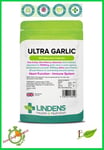 Ultra Garlic 15000mg 120 Odorless Capsules with Vitamin B1 & D3 Heart LINDENS UK