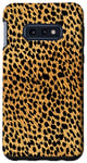 Coque pour Galaxy S10e Coque Guépard mignon à motif animal léopard