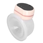 (Light Pink)Portable Breast Pump Leak Prevention HandsFree Rechargeable