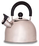Hamilton polished stainless steel whistling kettle (2L) K0056SS
