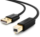 10351 cable USB - USB Type B (printer cable) 3m Black