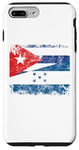 Coque pour iPhone 7 Plus/8 Plus Drapeaux Cuba Honduras | Mois latino cubain hondurien