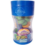 Cranium Grab & Go Checkers Extreme Family Board Game Travel Tube 2006 Two Player
