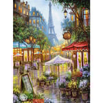 Diamantmålning Paris Landskap Eiffeltornet Broderi 5D Diamantmålning Vuxen Full Set 30x40cm Hemvägg Dekor