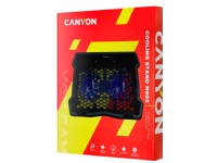 Canyon CNE-HNS03 - Ställ för bärbar dator - med kylfläkt - 125 mm - svart