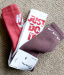 3 Pairs NIKE White Brick Red Everyday Plus CUSHIONED CREW SOCKS 8-11 42-46 nike5