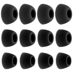 6 Pairs Silicone Earbuds Compatible with Samsung Galaxy Buds 2 Pro Black