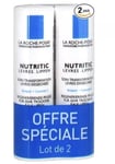La Roche Posay Nutritic Lip Balm 2x4.7 ml Brand New Free P&P 🚚