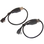 Right plus Left Angle USB Power Cable for Roku Streaming Stick HDMI Media Player