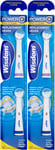 2 x Wisdom Power Plus Electric Toothbrush Replacement Heads