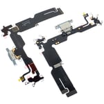 Charging Port Flex Cable Microphone Blue For iPhone 15 Plus Replacement Part UK
