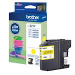 Brother LC221Y Yellow Ink Cartridge Dated 01.2023 DCP-J562DW MFC-J480DW