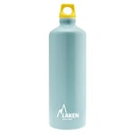 LAKEN Bouteille d'eau en aluminium Futura de avec bouchon à vis et goulot étroit, Gourde Alum 1 Litre, Bleu Clair