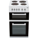 Beko KD531AW 50cm Electric Cooker with Sealed plate hob Hob - White A Rated