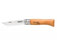 Couteau OPINEL N°8 Lame Carbone avec bague de sécurité - 113080