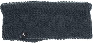 *New* Kitsound Cable Knit Audio Grey Headband with built in Earphones Speakers