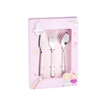 Viners Enchanted 3 Pce Kids Cutlery Set