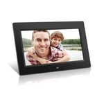 HONG-YANG Video Playback Bluetooth WIFI MP3 Function 10 inch digital picture frame with vesa mounting Digital (Color : Black, Size : UK Plug)