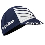 GripGrab Classic Cotton Summer Cycling Cap Retro Style Under Helmet Bicycle Hat Road Mountain Gravel Bike Headwear Navy/White