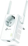 TP-Link Répéteur 300 Mbps Wi-Fi N, 1 Port Ethernet, Prise Intégrée, Compatibilité Universelle, Installation Facile (TL-WA860RE) , Blanc