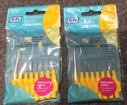 Stocking Filler Tooth Picks Tepe Interdental Brushes YELLOW Size 4  x 4 Packs