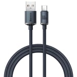 Baseus USB-A - USB-C Kabel, 100W, 1.2m - Svart