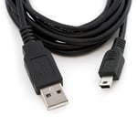 USB Charging Cable for Playstation Move Motion Controllers Charger Lead Black