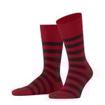 Falke Strumpor Sensitive Mappd Line Socks Röd bomull Strl 47/50 Herr