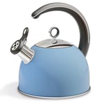 Morphy Richards Accents Whistling Kettle, 2.5 L -Blue
