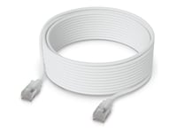 Ubiquiti Unifi - Patch-Kabel - Rj-45 (Hane) Till Rj-45 (Hane) - 8 M - 3 Mm - Skärmad - Cat 6A - Startad, Inomhus - Vit