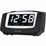 ACCTIM CELEUS ALARM CLOCK USB SMART CONNECTOR DUAL SNOOZE ADJUSTABLE DISPLAY